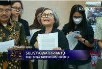 Protes Koalisi Masyarakat Sipil terhadap RUU TNI. (Tangkapan Layar YouTube Kompas TV)