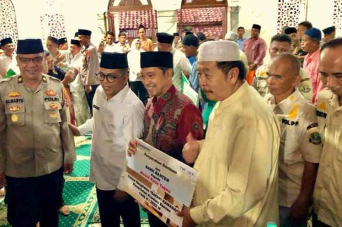 Safari Ramadan 1446 Hijriah Bank Banten di Kota Serang. (Istimewa)