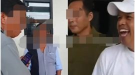 Dedi Mulyadi menanyakan tujuan kedatangan seorang wartawan di kantor desa tersebut. (Dok. Istimewa) 
