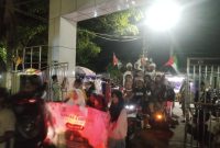 Ratusan warga Desa Patramanggala berkumpul untuk menyambut Hari Raya Idul Fitri 1446 H. (Dok. Ahmad/Metrosiar) 