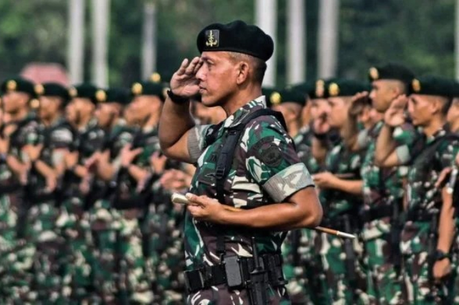 DPR RI sahkan revisi UU TNI, ubah jabatan sipil TNI aktif, perpanjang usia pensiun, dan tambahkan tugas baru dalam ancaman siber dan perlindungan WNI. (Dok. TNI AD)