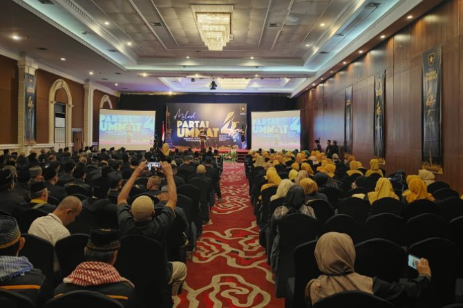 Tasyakuran Milad Partai Ummat ke-4. (Dok. Istimewa)