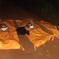 Tiga jenazah anggota polisi yang tewas saat gerebek judi sabung ayam di Kabupaten Way Kanan, Lampung, pada Senin 17 Maret 2025 sore hari. (Dok. Polisi)