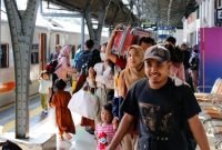 KAI menghadirkan kereta api dengan tarif ramah di kantong untuk kelas ekonomi antarkota jarak jauh pada Lebaran 2025. (DOK. Humas KAI)
