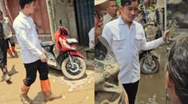 Wapres Gibran tinjau lokasi banjir di Bekasi, tindak lanjut arahan Presiden Prabowo, dan ajak warga bantu di tengah bulan Ramadan. (Instagram.com/@gibran.rakabuming)