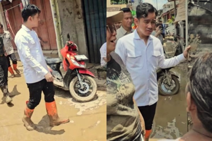 Wapres Gibran tinjau lokasi banjir di Bekasi, tindak lanjut arahan Presiden Prabowo, dan ajak warga bantu di tengah bulan Ramadan. (Instagram.com/@gibran.rakabuming)