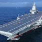 Pembangunan Kapal Induk Keempat Milik Militer China di Galangan Kapal Dalian, Provinsi Liaoning. (Istimewa)