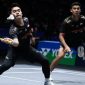 Leo Rolly Carnando/Bagas Maulana menekuk Lee Jhe-Huei/Yang Po Hsuan (Ganda Taiwan).
Hasil itu membuat Indonesia meraih satu tiket final di nomor ganda putra All England 2025. (PBSI)