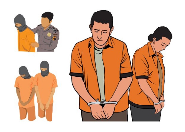 Ilustrasi Penangkapan Kedua tersangka (Dok. Frepik) 