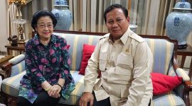 Potret Pertemuan Presiden Prabowo 
Subianto dengan 
Presiden Indonesia Ke-5 Megawati Soekarnoputri, di Jakarta, Senin, 7 April 2025. (Dok. Gerindra)