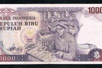 Potret Uang Rupiah Pecahan 10.000 Tahun Emisi 1979. (Dok. BI)