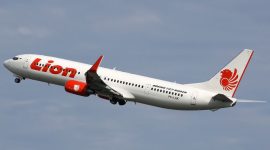 Ilustrasi pesawat Lion Air. (Wikimedia Commons)