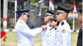Gambar ilustrasi IPDN menampilkan momen pengukuhan 721 putra-putri terbaik bangsa, terdiri dari 505 perempuan dan 216 laki-laki, yang secara resmi dilantik oleh Rektor Institut Pemerintahan Dalam Negeri sebagai Praja Pratama IPDN Angkatan XXXV Tahun 2024 (DOK. IPDN).