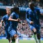 Selebrasi Nicholas Jackson (kanan) usai merobek gawang Everton (Foto: X.com/@ChelseaFC)