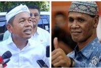 Kolase Gubernur Jawa Barat Dedi Mulyadi (kiri) Ketua Umum GRIB Jaya Hercules (kanan) //Istimewa//