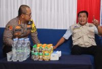 Potret Bupati Tangerang Mochamad Maesyal Rasyid bersama Kapolresta Tangerang Kombes Pol Baktiar Joko Mujiono (Istimewa) 