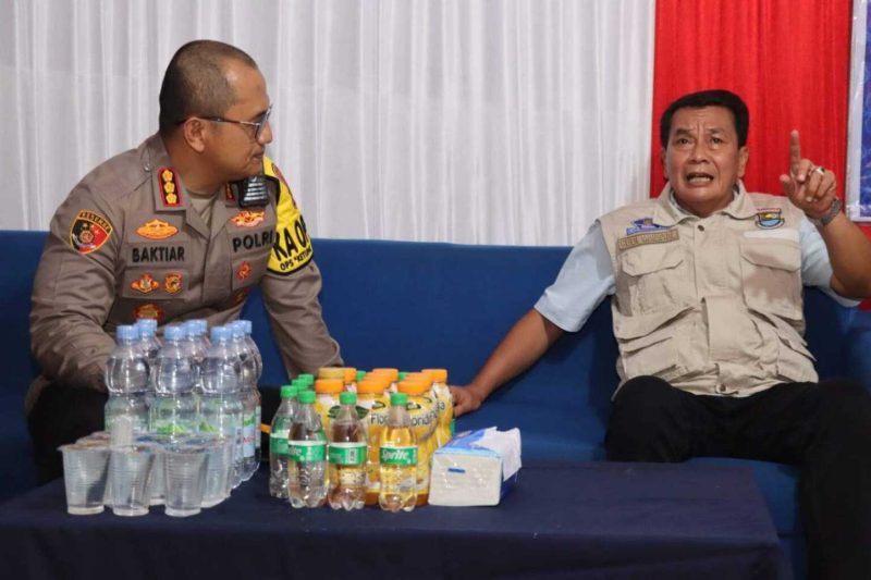 Potret Bupati Tangerang Mochamad Maesyal Rasyid bersama Kapolresta Tangerang Kombes Pol Baktiar Joko Mujiono (Istimewa) 