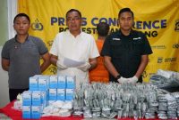 Satuan Reserse Narkoba (Satresnarkoba) Polresta Tangerang berhasil mengungkap kasus besar peredaran obat keras daftar G jenis Tramadol, Hexymer, dan Yarindo.(dok. Polresta Tangerang)