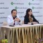 dr. Galih Endradita, Sp.FM, FISQua, dari Sub Komite Etika dan Disiplin Profesi Persada Hospital pada Jumat (18/4/2025) melakukan konferensi pers. (Foto via Kompas.com)