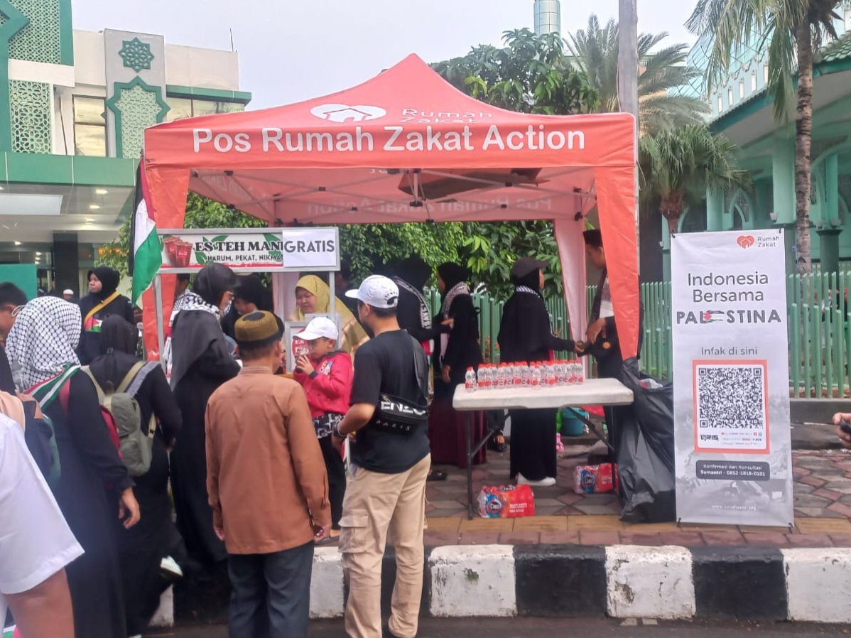 Pos Segar Aksi Relawan Rumah Zakat Kota Tangerang dok. Pribadi