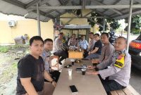 KOPDAR untuk upaya mempererat tali silaturahmi dan membangun kekompakan di lingkungan Polsek Mauk (Dok. Ahmad/Metrosiar) 
