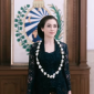 Potret Celine Evangelista mendapat gelar dari Keraton Solo. (TikTok @celineevangelista_official)