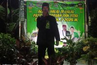 Potret Ketua Perguruan Pencak Silat Terumbu Banten Kabupaten Tangerang Ali Rohman saat menyampaikan Sambutannya (Ahmad/Metrosiar) 