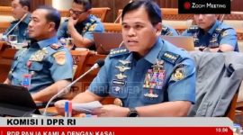 Kepala Staf Angkatan Laut (KSAL) Laksamana Muhammad Ali (Tangkap Layar YouTube Parlemen)