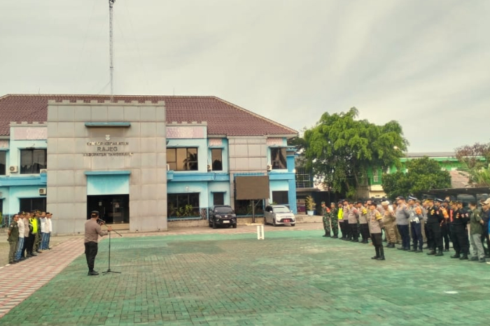 Rajeg Rayakan Takbiran Idulfitri 2025 dengan Pawai Meriah dan Pengamanan Terpadu berkat kerja sama berbagai pihak, salah satunya Laskar Merah Putih. (Istimewa)