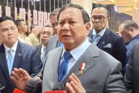Potret Presiden Prabowo Subianto (BPMI Setpres)
