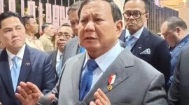 Potret Presiden Prabowo Subianto (BPMI Setpres)