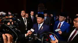 Presiden Prabowo Subianto dalam Antalya Diplomacy Forum (ADF) Talk, menekankan komitmen Indonesia terhadap politik luar negeri yang bebas aktif, netral, dan berorientasi pada perdamaian global. (Dok. BPMI Setpres/Muchlis Jr)
