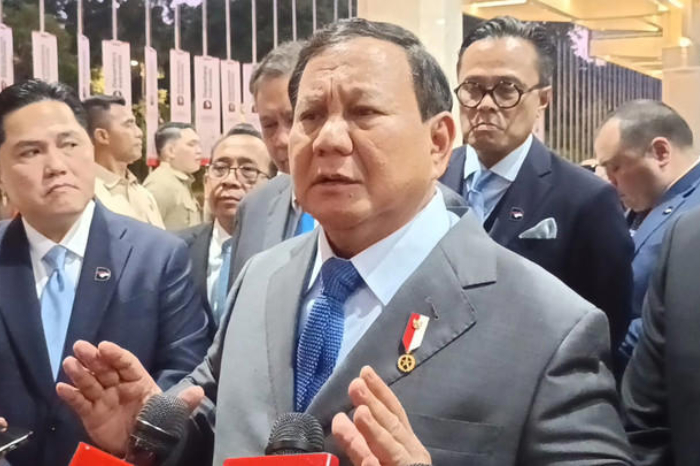 Potret Presiden Prabowo Subianto (BPMI Setpres)