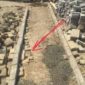 Potret paving blok yang berserakan (Foto: Jay)