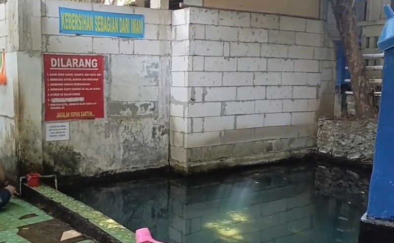 Potret Sumur Sentul airnya tak pernah kering dan tak pernah banjir (Dok. Istimewa) 