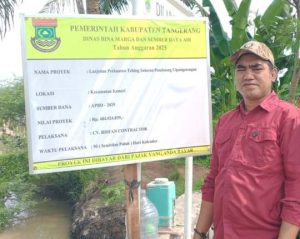 Proyek yang bersumber dari Anggaran Pendapatan dan Belanja Daerah (APBD) Tahun 2025 ini memiliki nilai sebesar Rp 489.924.839 dan dilaksanakan oleh CV Ringan Contractor.