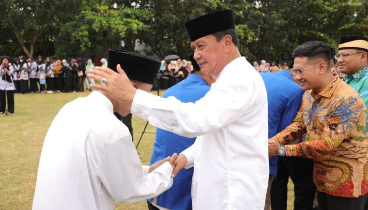 Bupati Tangerang Hadiri Halal Bihalal di Sepatan Timur, Tekankan Pentingnya Pelayanan Publik dan Pengelolaan Sampah 