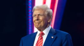 Potret Presiden AS Donald Trump (Sumber: Rebecca Noble/Getty Images)