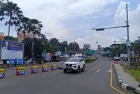 Polisi terapkan one way arah Jakarta di kawasan Puncak Bogor (Istimewa) 