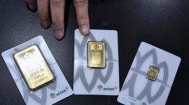 Potret Emas Antam (Sumber: Antara Foto)