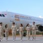 Potret Maskapai Super Air Jet yang melayani rute Baubau - Makassar.