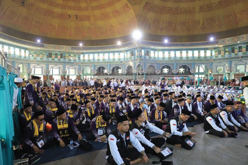 393 jemaah haji asal Tangerang diberangkatkan (Foto: Pemkot Tangerang)