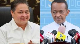 Menko Perekonomian RI, Airlangga Hartarto (kiri) dan Menteri ESDM, Bahlil Lahadalia (kanan). (Instagram.com / @airlangga_hartarto - @bahlillahadalia)