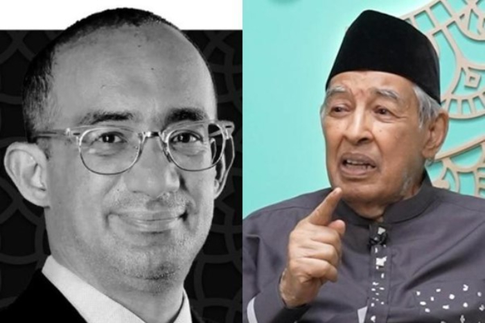 Mendiang Ibrahim Sjarief (kiri) dan ayah dari Najwa Shihab yang penceramah Indonesia, Quraish Shihab (kanan). (Instagram.com / @ahp.id - @quraish.shihab)