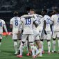 Pemain Chelsea merayakan gol ke gawang Djurgarden pada leg pertama semifinal Liga Conference Eropa 2025 di Stadion 3Arena, Stockholm. (Instagram Chelsea)