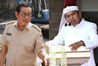 Gubernur Jawa Barat Dedi Mulyadi (kanan) dan Gubernur DKI Jakarta Pramono Anung (kiri). (Instagram.com / @dedimulyadi71 - @pramonoanungw)