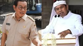 Gubernur Jawa Barat Dedi Mulyadi (kanan) dan Gubernur DKI Jakarta Pramono Anung (kiri). (Instagram.com / @dedimulyadi71 - @pramonoanungw)