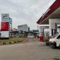 Potret SPBU Pertamina di kawasan Kelapa Dua, Depok, Jawa Barat (Foto: Konrad/Metrosiar)