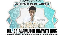 Anggota DPR RI dari Fraksi PKB, Gus Alam, Meninggal Dunia (Dok. PCNU Kendal)