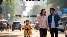 Car Free Day Depok: Wajah Segar Warga Ternoda Pungli Bermodal Rompi Karang Taruna dan Dalih Kebersihan (Ideogram AI)